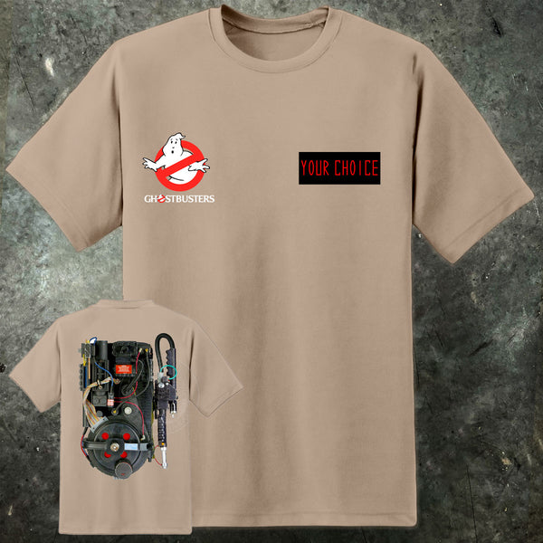 Ghostbusters Custom Name Mens T Shirt - Digital Pharaoh UK