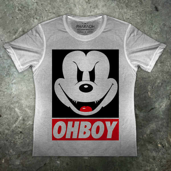 Evil Mickey Kids OHBOY T Shirt