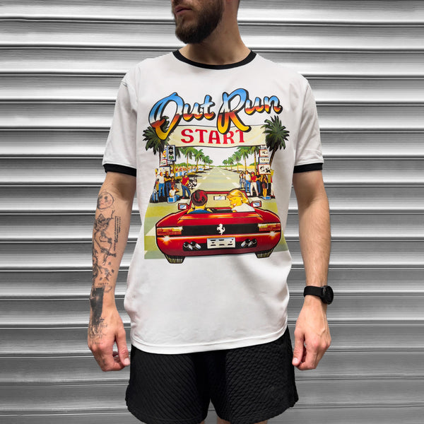 Out Run Retro Gaming Mens T Shirt - Digital Pharaoh UK