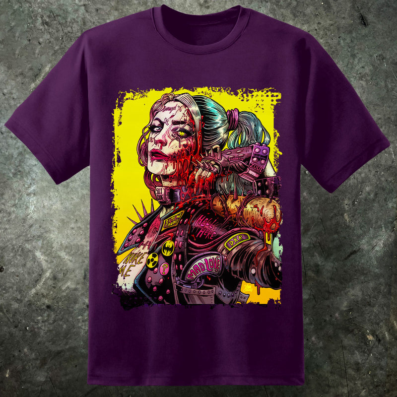 Harley Quinn Cybernosferatu Mens T Shirt