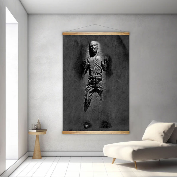 Han Solo In Carbonite Canvas Wall Poster