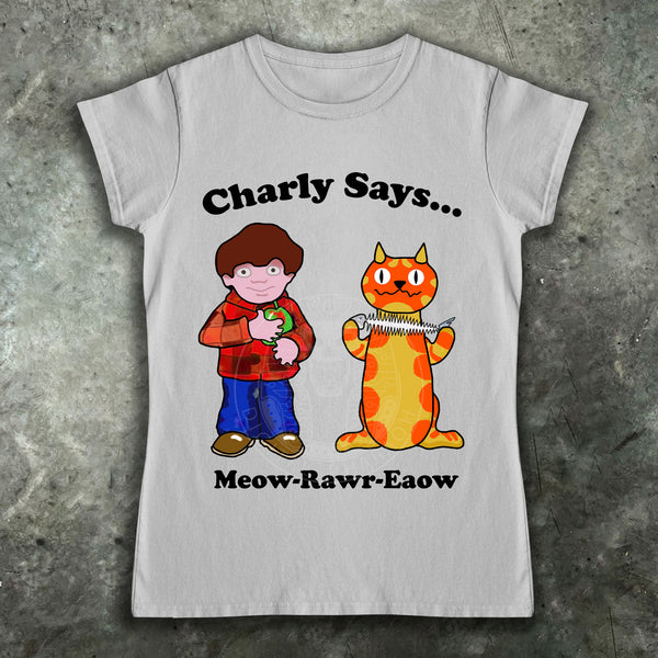 Womens Charly Says 70s Advert T Shirt
