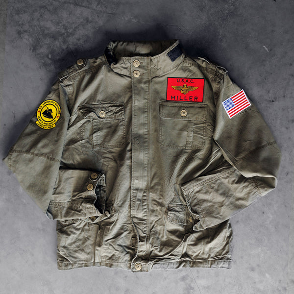 Event Horizon Cpt Miller Embroidered Patch Jacket - Digital Pharaoh UK