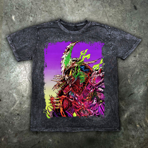 Shredder TMNT Distressed Cybernosferatu T Shirt