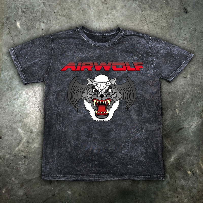 Airwolf Retro TV Distressed Mens T Shirt - Digital Pharaoh UK