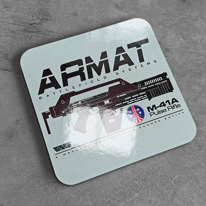Aliens Armat Pulse Rifle Coaster - Digital Pharaoh UK