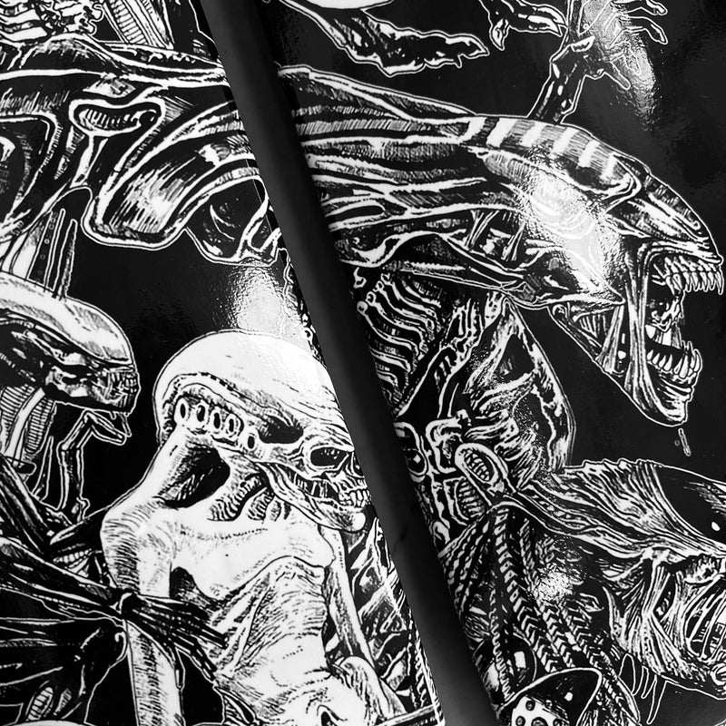 Aliens vs. Predator Skateboard Artwork - Digital Pharaoh UK