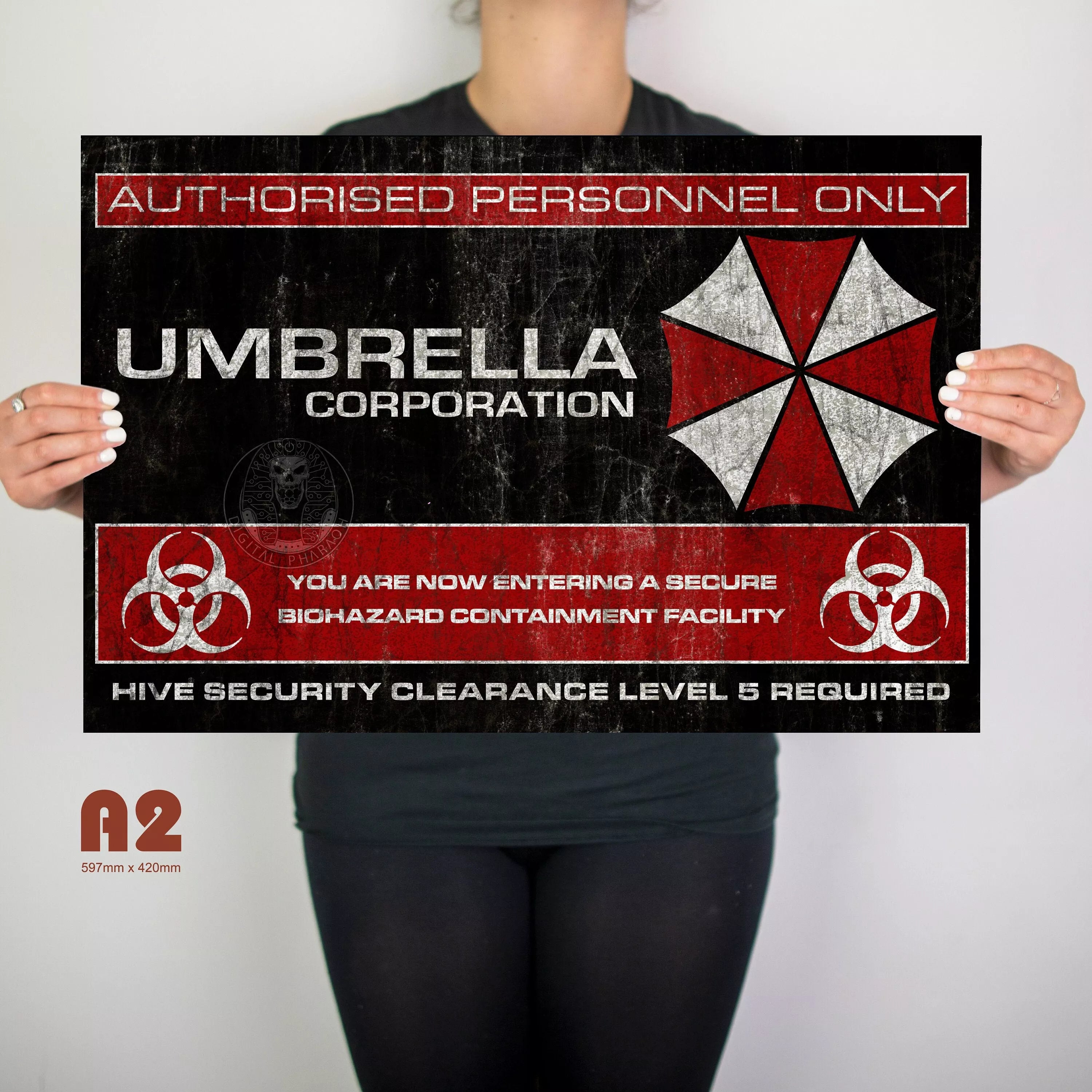 Umbrella Corporation Resident Evil Sign