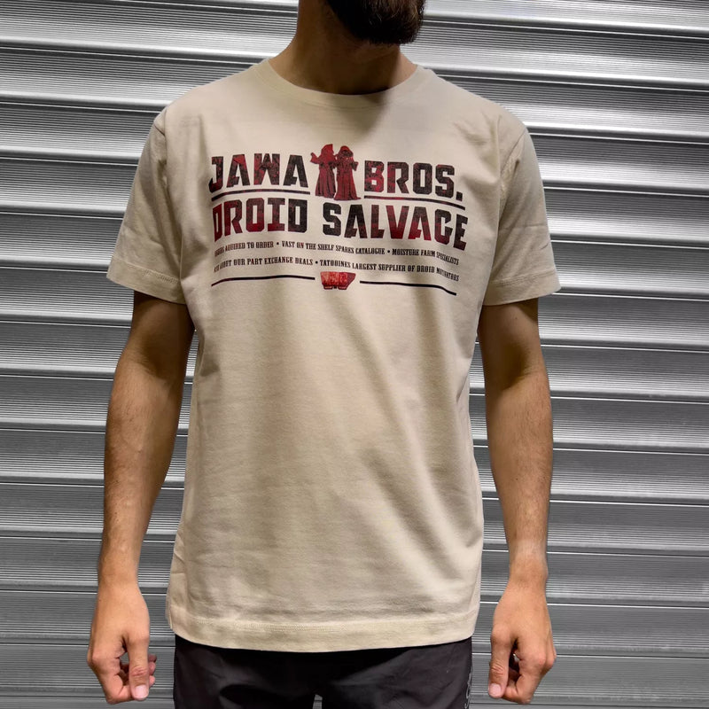 Star Wars Inspired Jawa Bros. Droid Salvage T Shirt - Digital Pharaoh UK