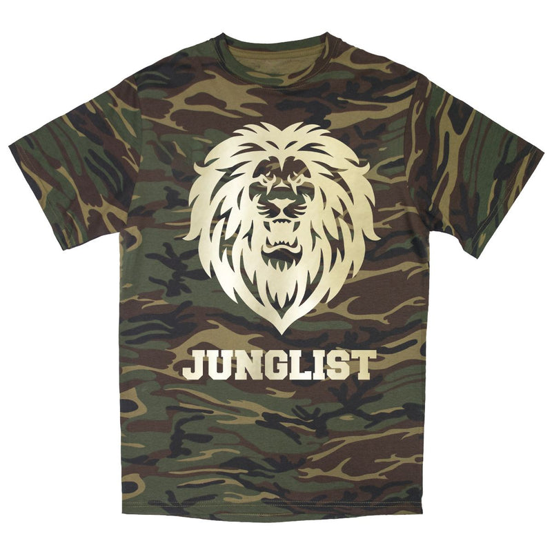 Junglist Gold - Drum & Base DnB T Shirt - Digital Pharaoh UK