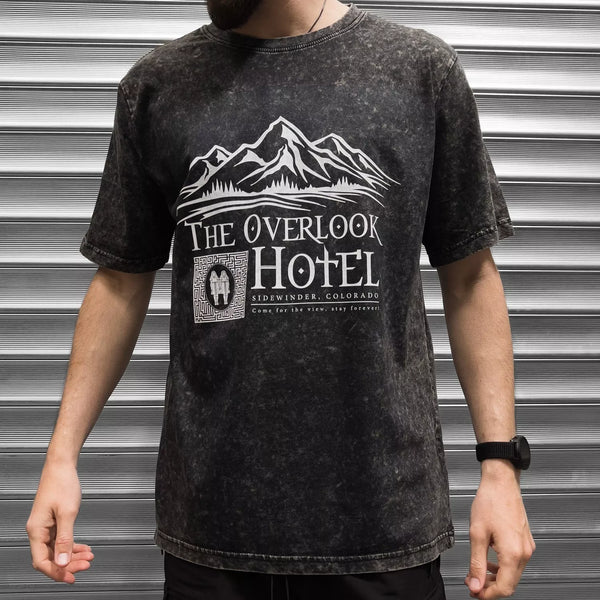 The Shining Overlook Hotel Inspired Distressed Mens T Shirt - Digital Pharaoh UK