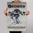 Robocop ED209 metallfilmsaffisch