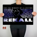 Original Total Rekall Movie Metal Sign - Digital Pharaoh UK