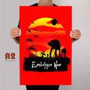 Star Wars Ewokalypse Now Metal Poster