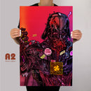 Affiche de métal Star Wars Dark Vader