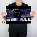 Original Total Rekall Movie Metal Sign - Digital Pharaoh UK