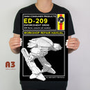 ROBOCOP ED209 Manual de reparación de arte de metal