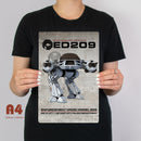 Robocop ED209 metallfilmsaffisch