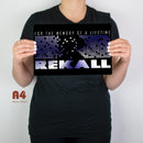 Original Total Rekall Movie Metal Sign - Digital Pharaoh UK