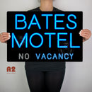 Psycho Bates Motel Metal Sign - Digital Pharaoh UK