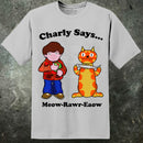 Charly Says Mens 70s Advert T Shirt - Digital Pharaoh UK