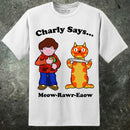 Charly Says Mens 70s Advert T Shirt - Digital Pharaoh UK