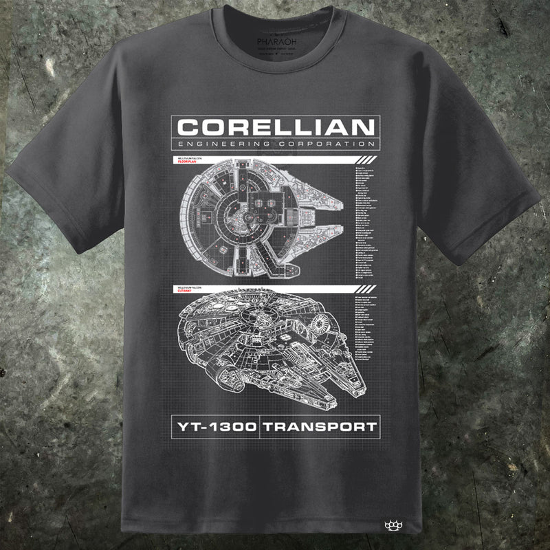 Star Wars Millenium Falcon Mens T Shirt