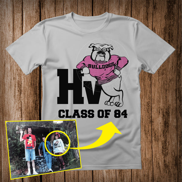 Back To The Future Hill Valley High Class of 84 Bulldogs T Shirt