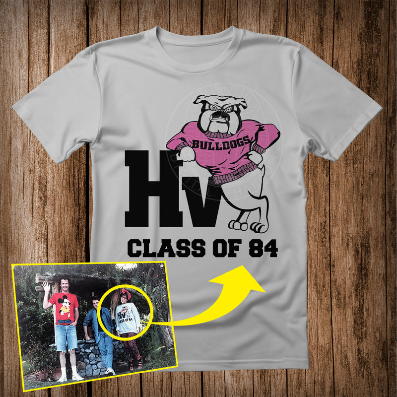 Back To The Future Hill Valley High Class of 84 Bulldogs T Shirt