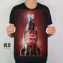 Fallout nuka cola botella de metal de metal