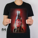 Fallout nuka cola botella de metal de metal