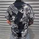 aliens and predator hawaiian shirt