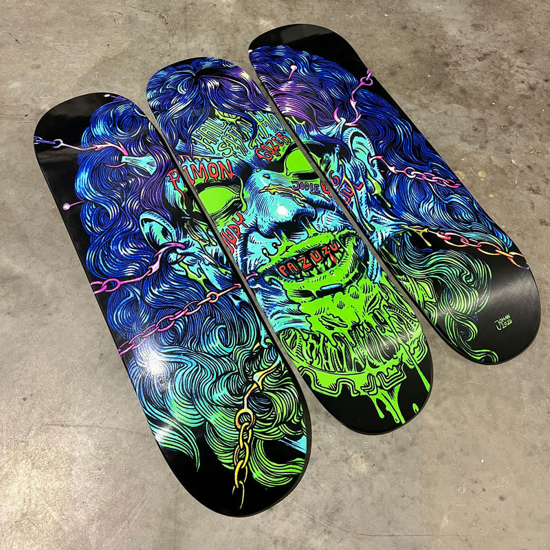 Triple de arte de skatedeck triple