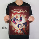 Fallout nuka cola disfruta del letrero de metal de viaje