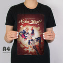 Fallout nuka cola disfruta del letrero de metal de viaje