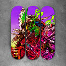 Triple de arte de skatedeck triple