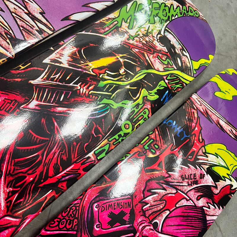 Triple de arte de skatedeck triple