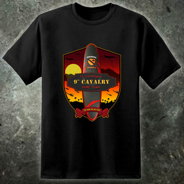 Apocalypse Now Lt. Col Kilgore Surf Team T Shirt - Digital Pharaoh UK