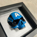 Marco de la caja del cráneo del Capitán América