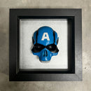 Marco de la caja del cráneo del Capitán América