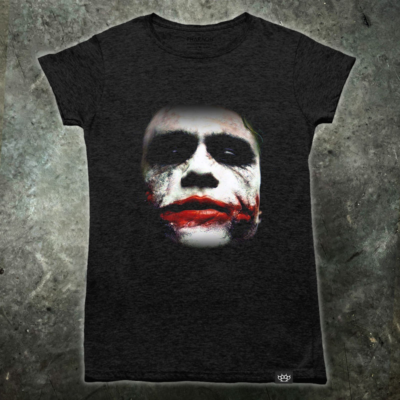 Das Batman-T-Shirt der Joker-Gesichts-Frauen