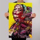 Harley Quinn Cybernosferatu Metal Poster X - Digital Pharaoh UK