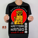 Póster de metal de Hattori Hanzo