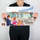 Lyons Estates Metal Movie Poster - Digital Pharaoh UK