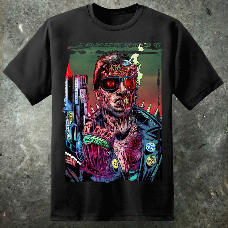 Terminator Artwork Mens T Shirt - Digital Pharaoh UK