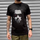Terminator Arnie Face Mens T Camiseta