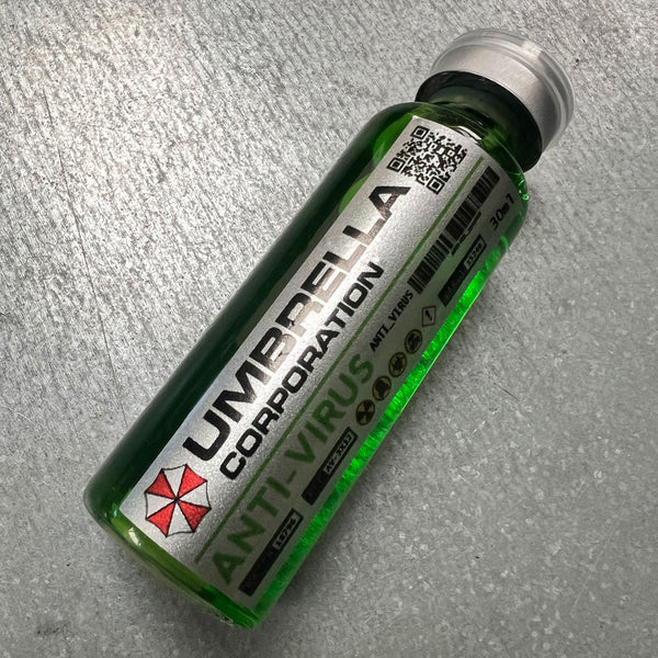 Resident Evil Umbrella Corporation Anti-Virus Flacon