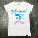 Johnsons baby olje kvinnors t -shirt