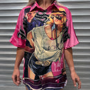 Los Santos CAR Hawaiian Shirt Gamer T Shirt