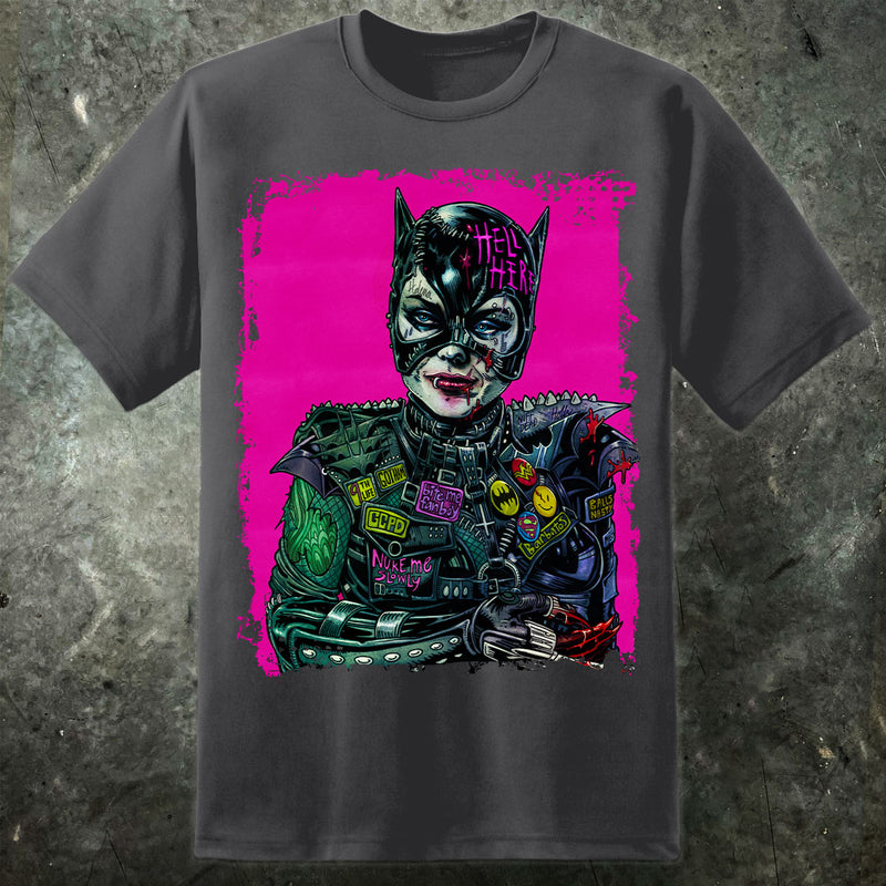 Catwoman Cybernosferatu Artwork T Shirt - Digital Pharaoh UK